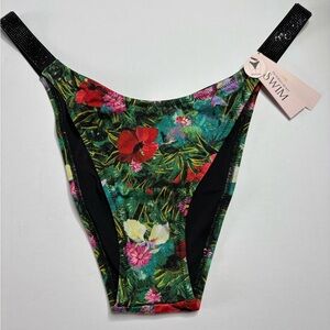 Victoria's Secret Bling Straps Brazilian Bikini Bottom